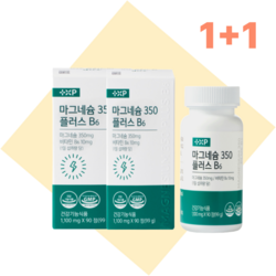 고함량 마그네슘350 플러스 비타민 B6, 90정, 2박스