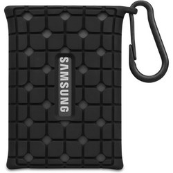 락도 실리콘 휴대용 케이스 삼성 T7 포터블 SSD 1TB 2TB 4TB 500GB 외장 솔리드 스테이트 드라이브 보호 커버 슬리브 피부 여행 파우치 저장 가방 카라비너 포함