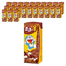 초코에몽 190ml 24개 - 아이들을 위한 최고의 간식 음료