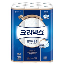 크리넥스 울트라클린 3겹 고급롤화장지, 최고의 선택!