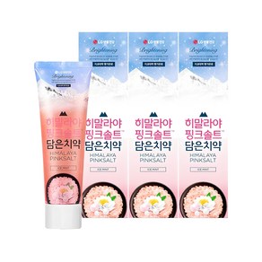 히말라야핑크솔트 담은치약 아이스민트, 100g, 3개