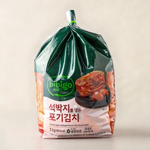 비비고 석박지를 넣은 포기김치, 3kg, 1개