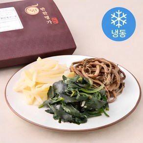 녹선 기본 나물 반찬 맛고사리나물 100g+ 맛도라지나물 100g+ 맛취나물 80g 3종 세트(냉동)