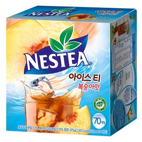 네스티 아이스티 복숭아맛 분말, 12.5g, 70개입, 1개