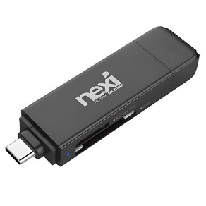 넥시 USB3.1/3.0 OTG 카드리더기 마이크로 SD 카드 NX-U3130CR NX610