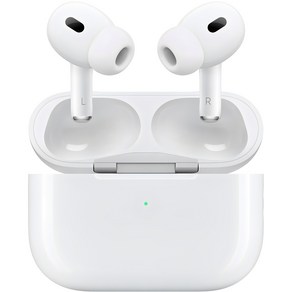 Apple 2023 에어팟 프로 2세대 USB-C 블루투스 이어폰, 화이트, MTJV3KH/A