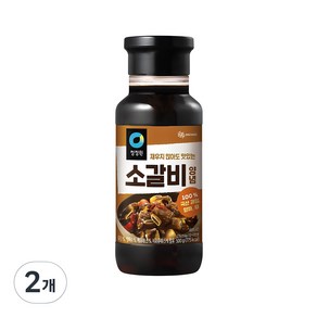 청정원 전통 소갈비양념, 500g, 2개