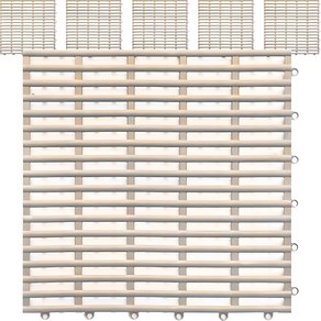 일라오 미끄럼방지 화장실 퍼즐매트 30 x 30 cm