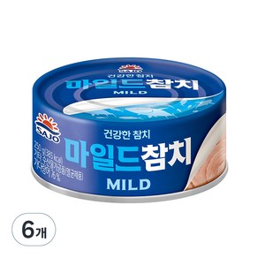 사조참치 마일드 참치, 250g, 6개