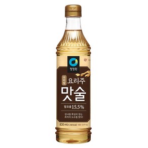 청정원 우리쌀 요리주 맛술, 830ml, 1개