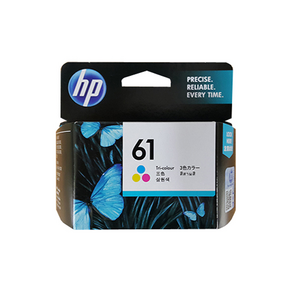 HP 61 CH561WA CH562WA (검정 컬러) 정품잉크, 02.CH562WA/No.61 (컬러/165매/표준용량), 1개