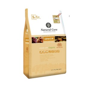 네츄럴코어 강아지 에코 9a 유기농 기능성 사료, 시니어, 2.4kg, 1개