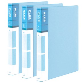 희망화일 PP 2cm 미니 3공 O링 바인더, 하늘, 3개
