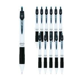 자바펜 제트라인 펜 0.5mm, 블랙, 12개