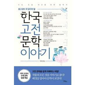 중고생이 꼭 알아야 할한국고전문학이야기