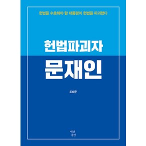 헌법파괴자 문재인:헌법을 수호해야 할 대통령이 헌법을 파괴했다