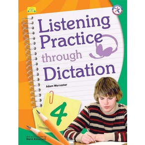 [Compass Publishing]Listening Pactice though Dictation 4 (Papeback + CD 1장), Compass Publishing