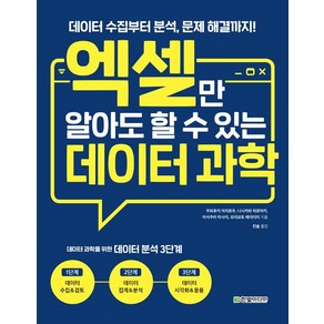 [한빛미디어]엑셀만 알아도 할 수 있는 데이터 과학, 한빛미디어, 모리모토 에이이치