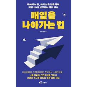 매일을 나아가는 법:해야 하는 일 하고 싶은 일을 하며 매일 1%씩 성장하는 삶의 기술