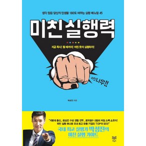 미친 실행력:생각 많은 당신의 인생을 180도 바꾸는 실행 매뉴얼 45