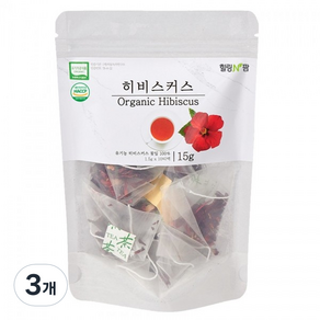 힐링앤팜 유기농 히비스커스 10p, 1.5g, 10개입, 3개