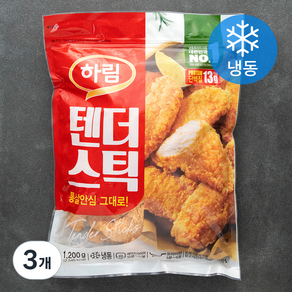 하림 텐더스틱 (냉동), 1.2kg, 3개