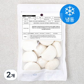 김재규우리떡연구소 굳지않는 흰개피떡 (냉동), 500g, 2개