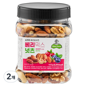 넛츠팜 베리 믹스 넛츠, 400g, 2개