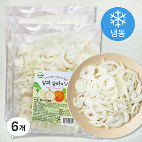 뉴뜨레 양파 슬라이스 (냉동), 6개, 800g