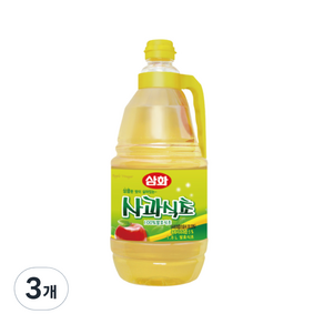 [삼화] 사과식초, 1.8L, 3개