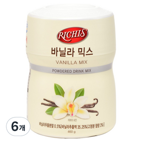 리치스 바닐라 믹스 분말, 460g, 6개, 1개입