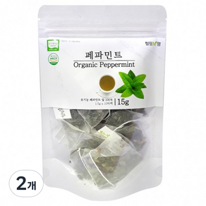 힐링앤팜 유기농 페퍼민트, 1.5g, 10개입, 2개