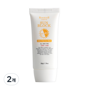 루이셀 선블록 SPF40 PA+++, 50g, 2개