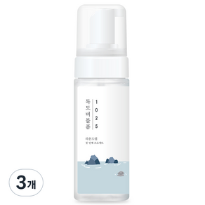 라운드랩 1025 독도 버블 클렌징 폼, 150ml, 3개