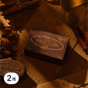 효창 아몬드 오일 솝 바, 140g, 2개
