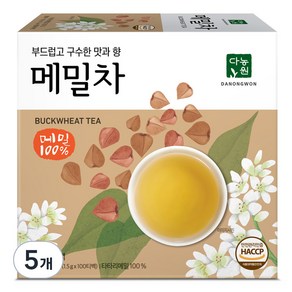 다농원 메밀차 구수한맛, 1.5g, 100개입, 5개