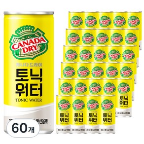 캐나다드라이 토닉워터, 60개, 250ml