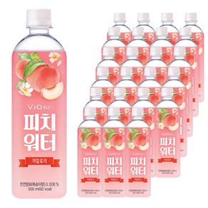 휘오 피치 워터, 24개, 500ml