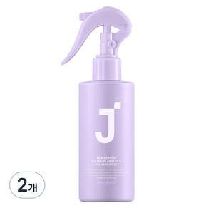 제이숲 실크 케라틴 노워시 앰플 트리트먼트 2X 스프레이형 헤어에센스, 200ml, 2개