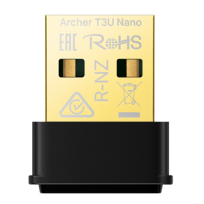 티피링크 AC1300 MU-MIMO USB 어댑터, Ache T3U Nano, 1개