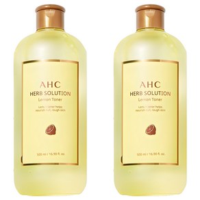 AHC 허브 솔루션 레몬 토너, 500ml, 2개