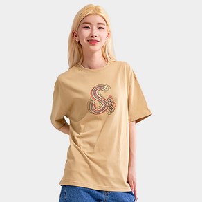 엘런아시 20수 그래픽 기본 오버핏 반팔 티셔츠