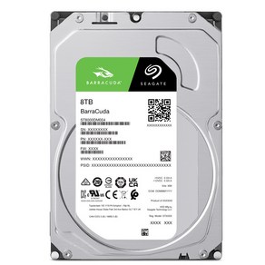 씨게이트 바라쿠다 HDD, ST8000DM004, 8TB