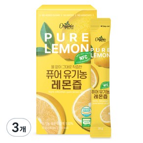 천호엔케어 퓨어 유기농 레몬즙 15p, 300g, 3개