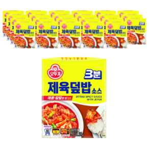 오뚜기 3분 제육덮밥소스, 150g, 24개