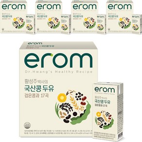 이롬 황성주 박사의 국산 두유 검은콩과 17곡, 190ml, 80개