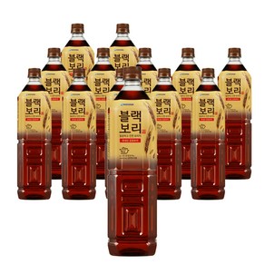 하이트진로 블랙보리 음료, 1.5L, 12개