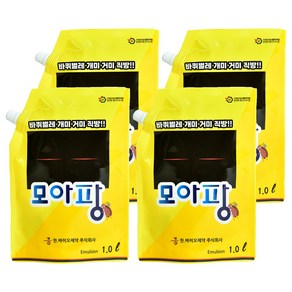 모아팡 바퀴벌레 개미 거미 벌레약, 1L, 4개