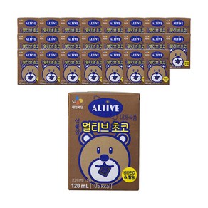 얼티브 식물성 초코 음료, 24개, 120ml