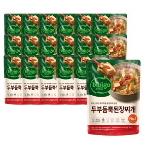 비비고 두부듬뿍 된장찌개, 460g, 18개